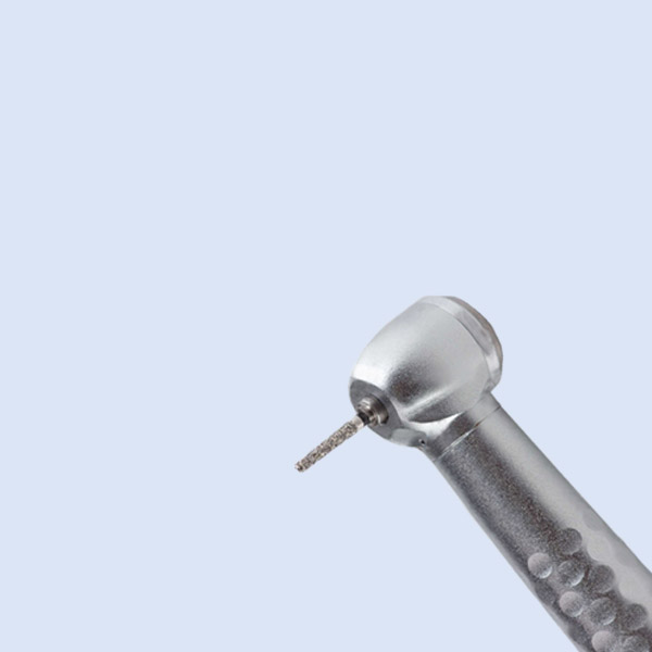 High speed handpiece head and bur